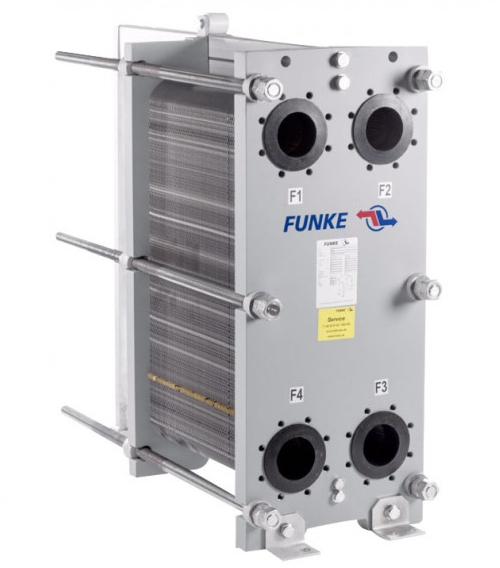 Теплообменник пластинчатый повышенной надёжности FUNKE FPDW16-181 Теплообменники