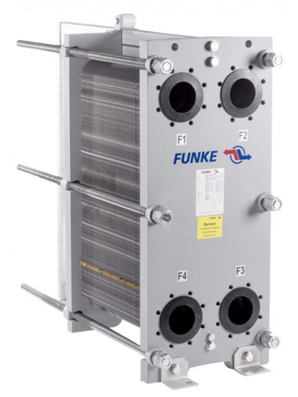 Теплообменник пластинчатый повышенной надёжности FUNKE FPDW50-05 Теплообменники